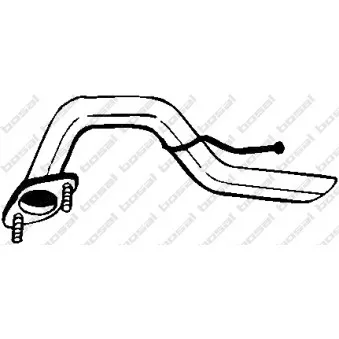 Tuyau d'échappement KLOKKERHOLM 713-073