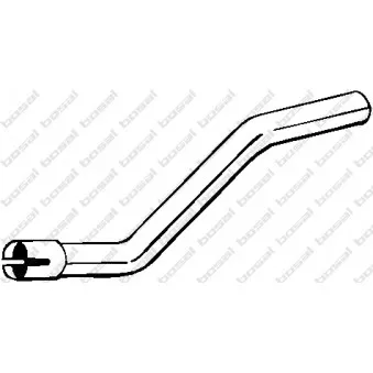 Tuyau d'échappement KLOKKERHOLM OEM 1130827