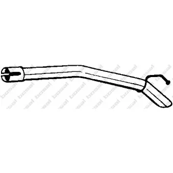 Tuyau d'échappement KLOKKERHOLM OEM 30742705