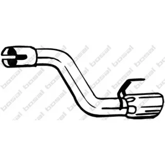 Tuyau d'échappement KLOKKERHOLM OEM 13329572