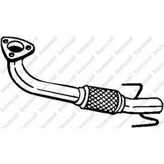 Tuyau d'échappement KLOKKERHOLM OEM 93174244