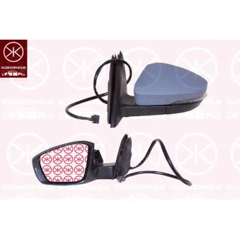 Rétroviseur extérieur KLOKKERHOLM OEM 5E0857538AGRU