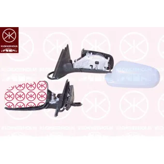 Rétroviseur extérieur KLOKKERHOLM OEM 3B1857502BH