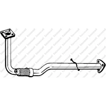Tuyau d'échappement KLOKKERHOLM 753-331