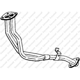 Tuyau d'échappement KLOKKERHOLM OEM 6025171354