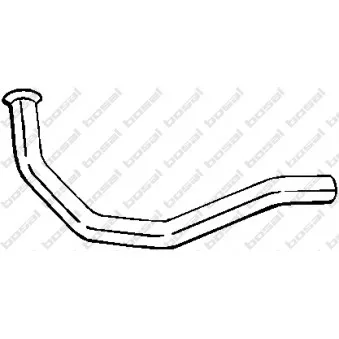 Tuyau d'échappement KLOKKERHOLM OEM ZF05925058