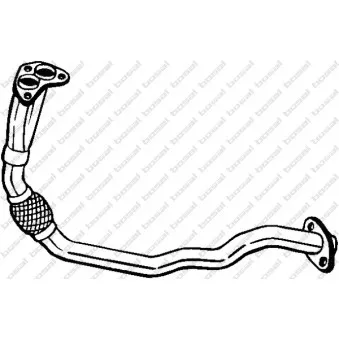 Tuyau d'échappement KLOKKERHOLM OEM 174107A340