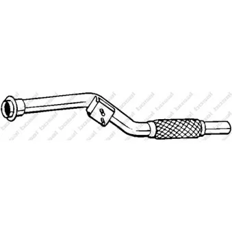 Tuyau d'échappement KLOKKERHOLM OEM A9014903319