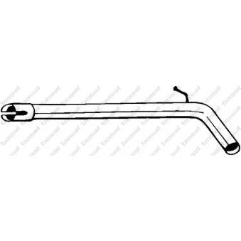 Tuyau d'échappement KLOKKERHOLM 800-205