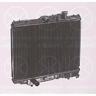 Radiateur, refroidissement du moteur KLOKKERHOLM OEM 1640010010