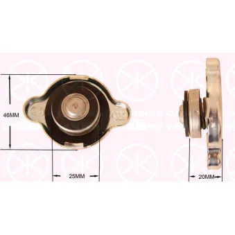 Bouchon de radiateur KLOKKERHOLM 8112309999