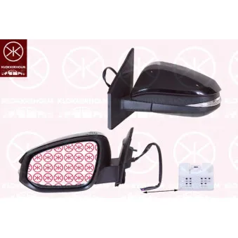 Rétroviseur extérieur KLOKKERHOLM OEM 8791042C10 Rétroviseur extérieur KLOKKERHOLM OEM 8791042C10