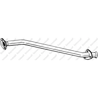 Tuyau d'échappement KLOKKERHOLM 823-023