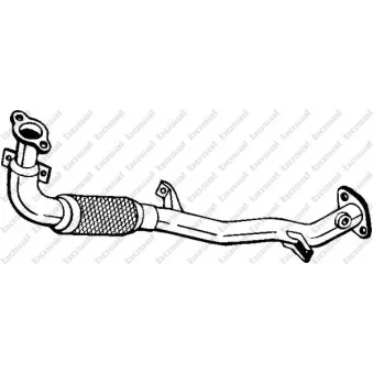 Tuyau d'échappement KLOKKERHOLM 823-105