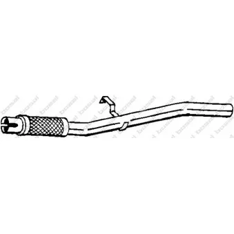 Tuyau d'échappement KLOKKERHOLM OEM 7725046