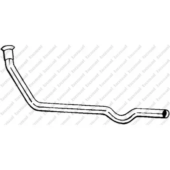 KLOKKERHOLM 829-633 - Tuyau d'échappement
