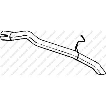 Tuyau d'échappement KLOKKERHOLM 840-001