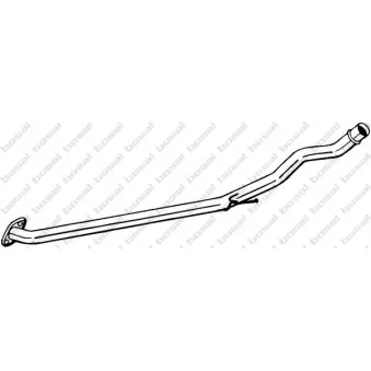 Tuyau d'échappement KLOKKERHOLM 841-005