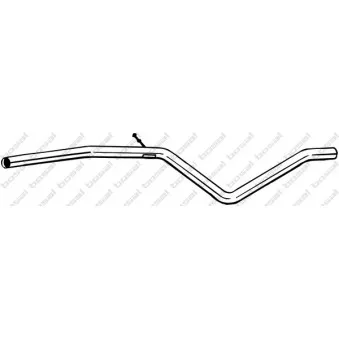 Tuyau d'échappement KLOKKERHOLM 850-135