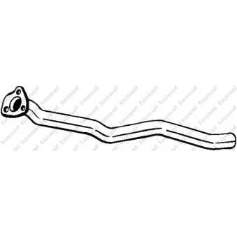 Tuyau d'échappement KLOKKERHOLM 850-227