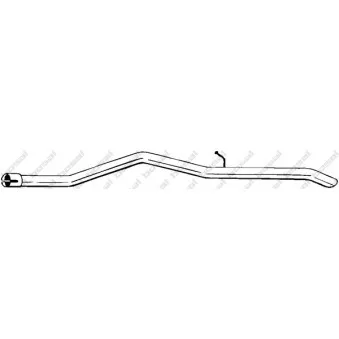 Tuyau d'échappement KLOKKERHOLM 851-157
