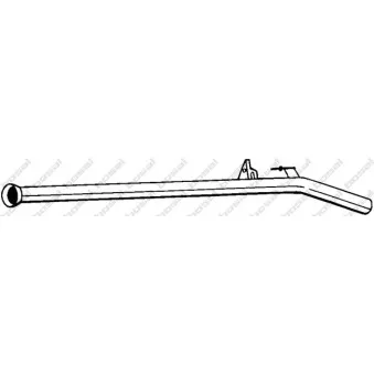 Tuyau d'échappement KLOKKERHOLM OEM 7700418958