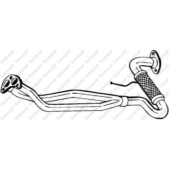 Tuyau d'échappement KLOKKERHOLM 851-359