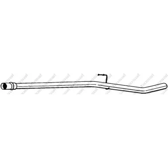 Tuyau d'échappement KLOKKERHOLM 878-891