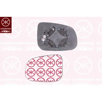 Verre de rétroviseur, rétroviseur extérieur KLOKKERHOLM OEM 31299500