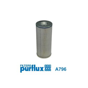 Filtre à air PURFLUX A796 pour NISSAN TRADE 2.8 D - 80cv