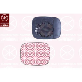 Verre de rétroviseur, rétroviseur extérieur KLOKKERHOLM OEM 30716138