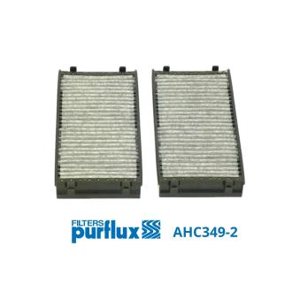Filtre, air de l'habitacle PURFLUX [AHC349-2]