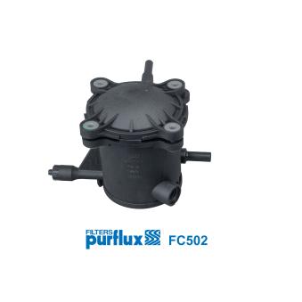 Boîtier, filtre à carburant PURFLUX [FC502]