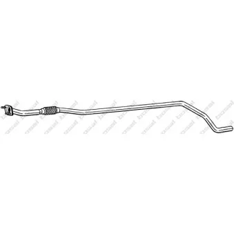 Tuyau d'échappement KLOKKERHOLM OEM 51782326