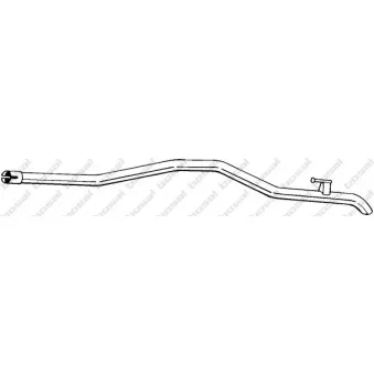 Tuyau d'échappement KLOKKERHOLM 950-091