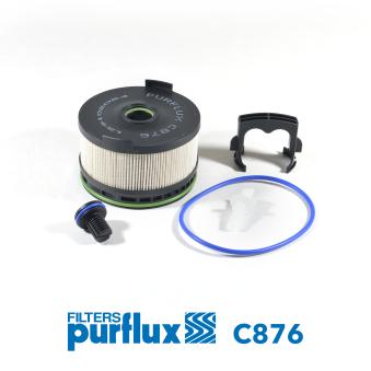 Filtre à carburant PURFLUX C876 pour MERCEDES-BENZ CLASSE E 2,0 E 220 d - 200cv