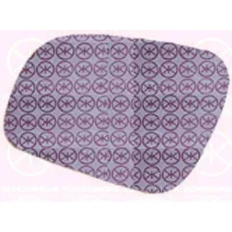 Verre de rétroviseur, rétroviseur extérieur KLOKKERHOLM 95031063