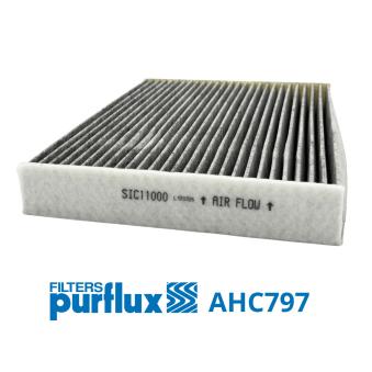 Filtre, air de l'habitacle PURFLUX AHC797 pour FORD TRANSIT CUSTOM E-Transit Custom - 218cv