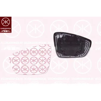 Verre de rétroviseur, rétroviseur extérieur KLOKKERHOLM 95071064