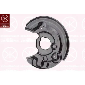 Déflecteur, disque de frein arrière gauche KLOKKERHOLM OEM 1Q0615611F