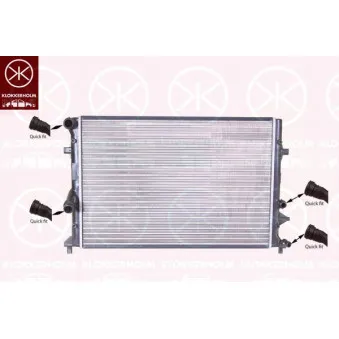 Radiateur, refroidissement du moteur KLOKKERHOLM OEM 1K0121251CL
