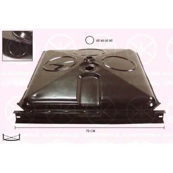 KLOKKERHOLM 9560008 - Réservoir de carburant