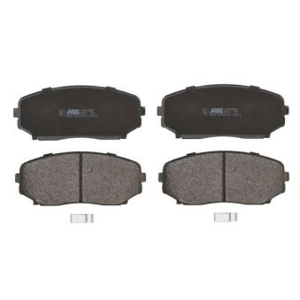 Jeu de 4 plaquettes de frein avant ABE OEM 4605C248