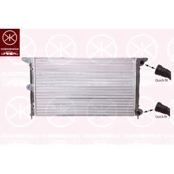 Radiateur, refroidissement du moteur KLOKKERHOLM 9590302188