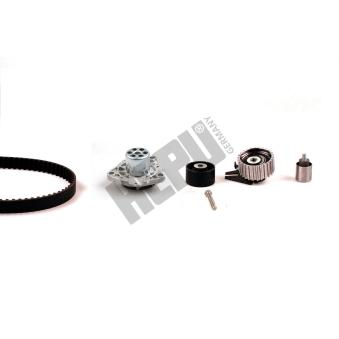 Pompe à eau + kit de courroie crantée HEPU OEM 1334284 Pompe à eau + kit de courroie crantée HEPU OEM 1334284