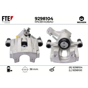 Étrier de frein FTE OEM 93190675 Étrier de frein FTE OEM 93190675