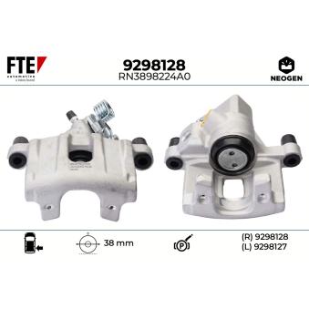 Étrier de frein FTE 9298128 pour FORD FOCUS 2.3 RS AWD - 350cv