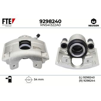 Étrier de frein FTE OEM 1101443 Étrier de frein FTE OEM 1101443