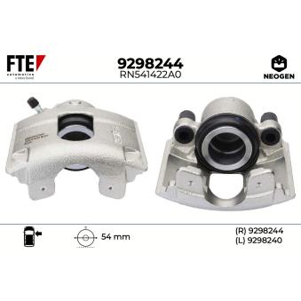 Étrier de frein FTE 9298244 pour MAZDA 2 1.6 - 100cv