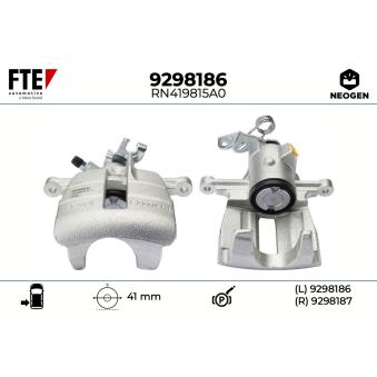 Étrier de frein FTE 9298186 pour VOLKSWAGEN MULTIVAN 2.0 TDI - 110cv